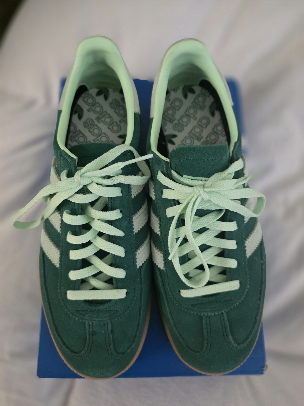 adidas Green Suede Handball Spezial Sneakers